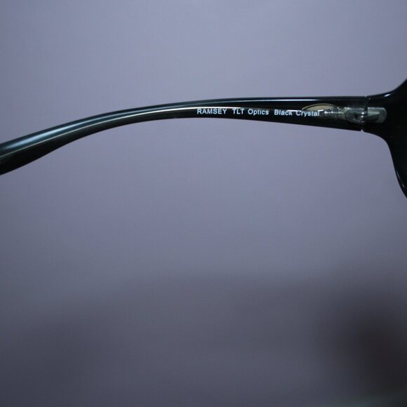 Ray-Ban Ramsey Black Crystal Oval Oversized Acetate Tortoise Sunglasses - Picture 4 of 4